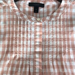 J. Crew Gingham Top